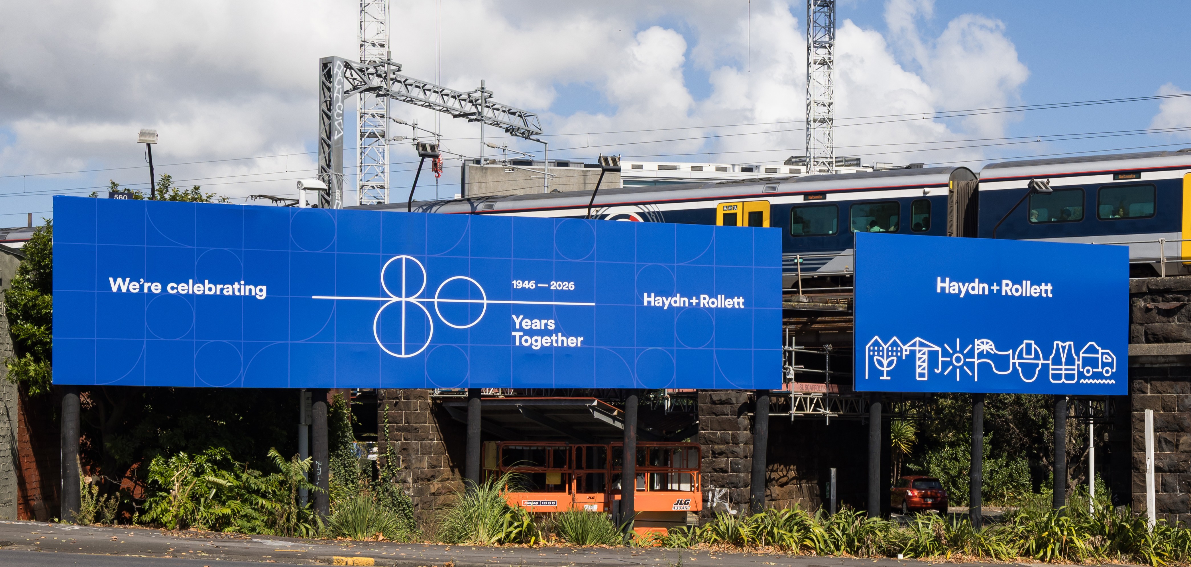 80th anniversary billboards Parnell Rise